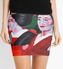 Geishas in the Garden Mini Skirt