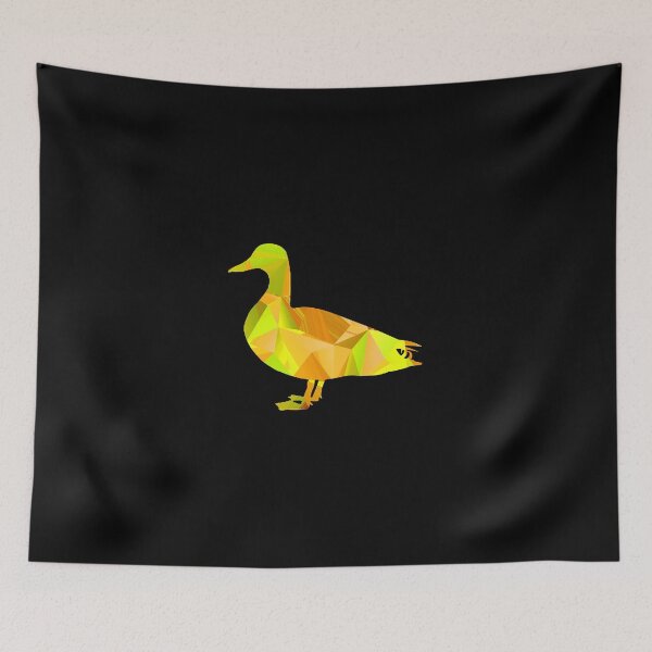 Item preview, I Love Ducks Orange Yellow Fowl Waterfowl Hunter Quack Geometric designed and sold by KNUXX Shop.