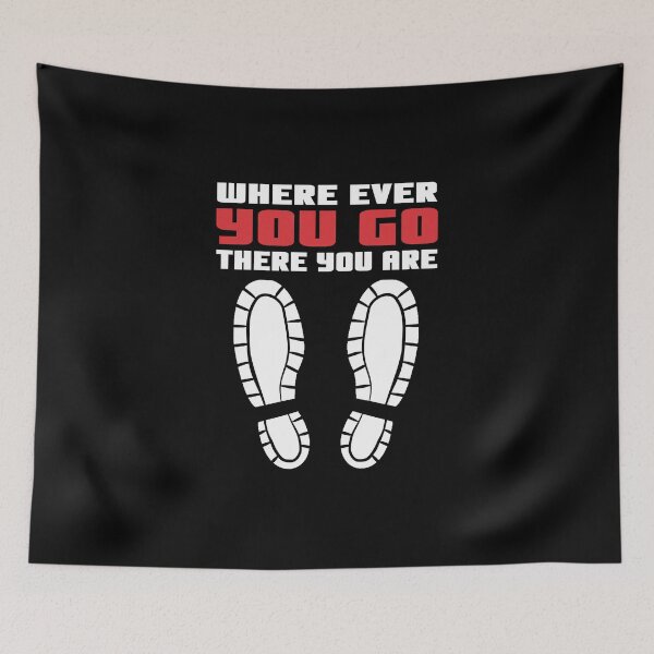 Item preview, Where Ever You Go There You Are designed and sold by therealsadpanda.