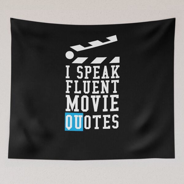 Item preview, I Speak Fluent Movie Quotes Cinema Lover Gift designed and sold by JukeLox.