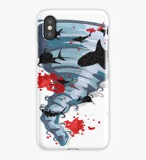 Shark Tornado - Science Fiction Shark Movie - Shark Attack - Shark Tornado Oh Hell No - Sharks! iPhone Case/Skin