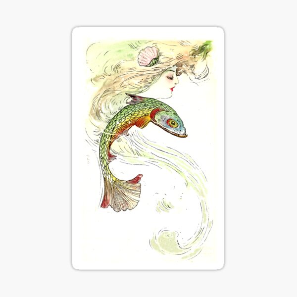 Item preview, Mermaid's Lovers by artist Samuel L. Schmucker designed and sold by neonwulf.