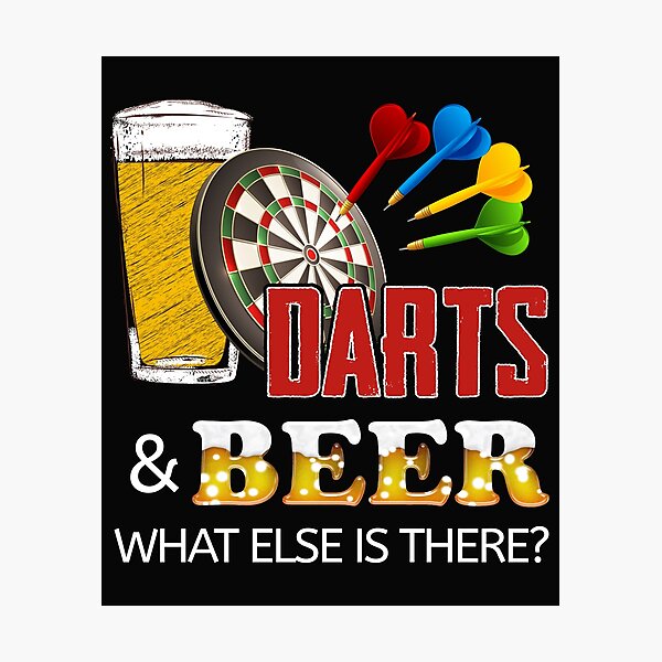 Darts Funny Things To Do Today | Photographic Print