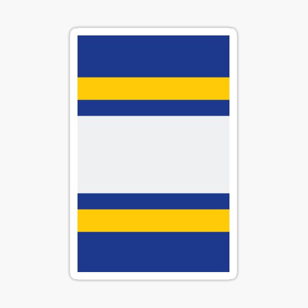 Item preview, Toffees Retro Varsity Blue, White, Yellow designed and sold by Sporting Colour.