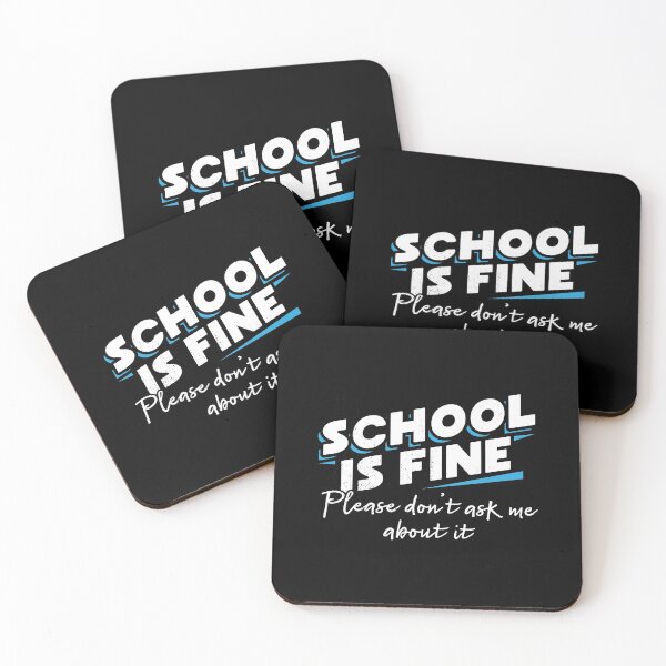 Item preview, School is fine Please don't ask me about it designed and sold by Gold Wings Tees.
