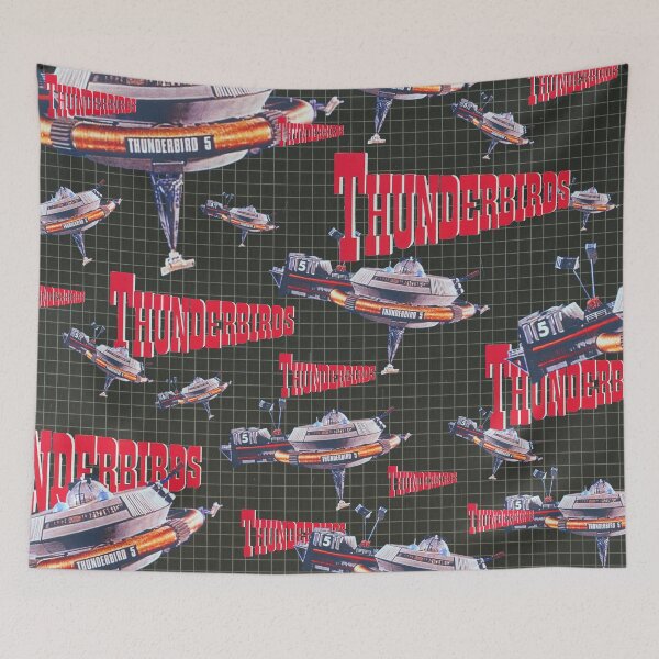 Item preview, Thunderbirds 5, retro spaceship, officially licensed fan art designed and sold by Mauswohn.