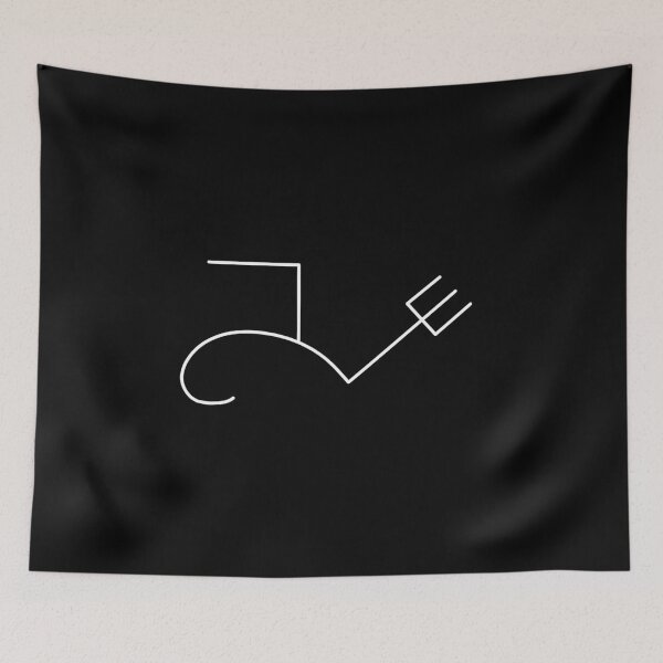 Item preview, Adatiel Demon Symbol (white) designed and sold by Michael Stewart.
