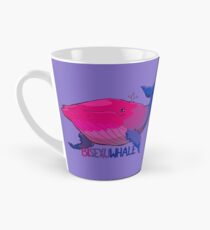 Bisexuwhale - with text Tall Mug