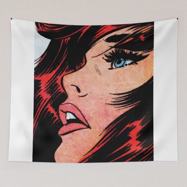 Item preview, Comic Art - Red Haired Woman designed and sold by hoppnhorn.