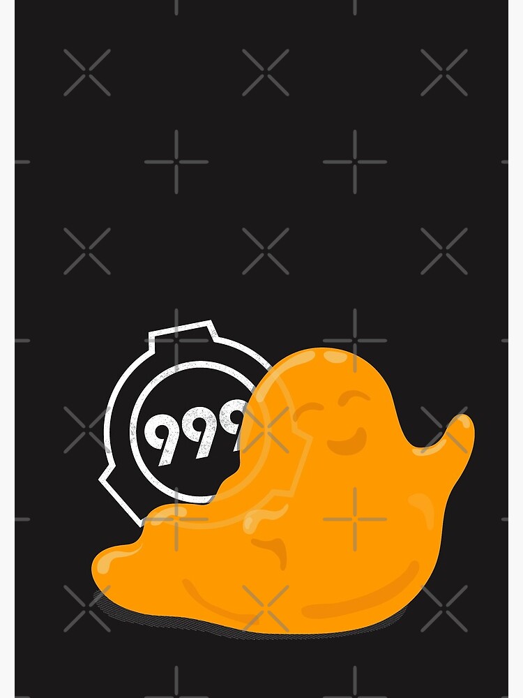 SCP-999 orange blob tickle monster Spiral Notebook for Sale by