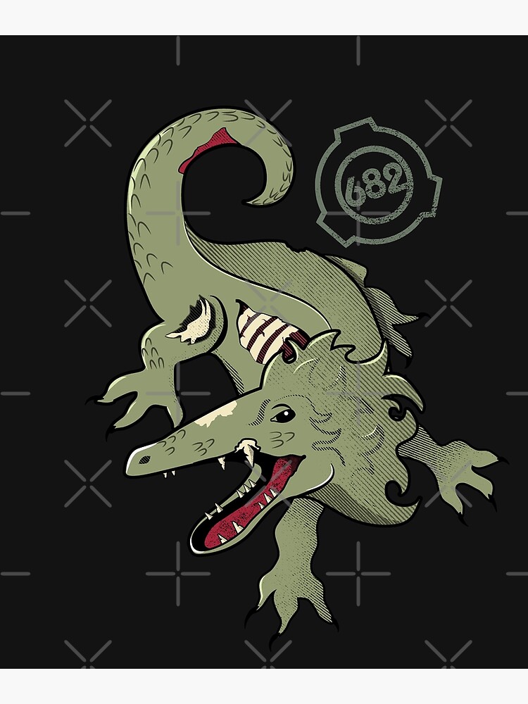 SCP-682 Hard To Destroy Reptile Poster for Sale by