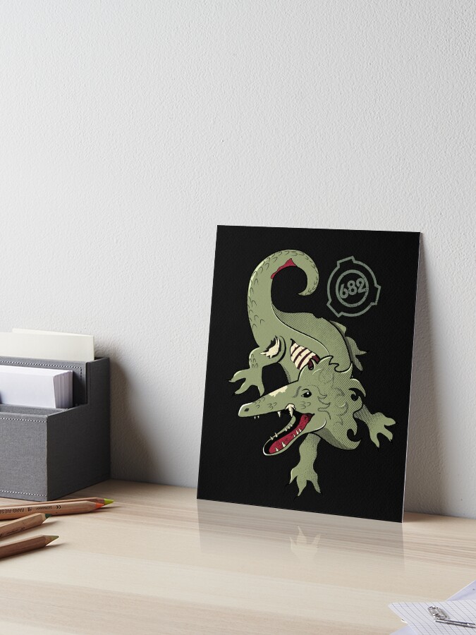 SCP-682 Hard-to-Destroy Reptile *HIGH QUALITY* | Art Board Print