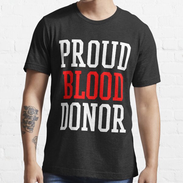 blood in t shirt