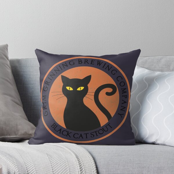 Item preview, Black Cat Stout Grim Grinning Brewing Company Vintage designed and sold by FandomTrading.