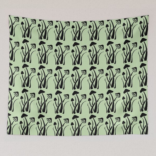 Item preview, Art Nouveau Mushrooms designed and sold by Tara Caplan.