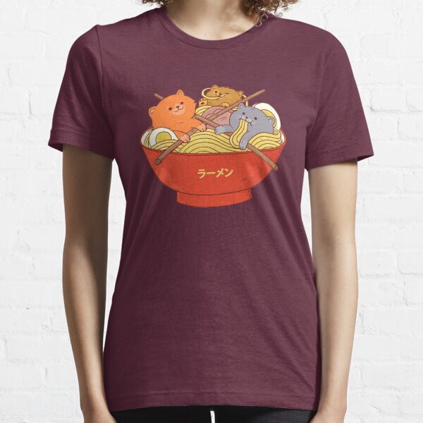 Ramen noodles and cats (HD) Essential T-Shirt