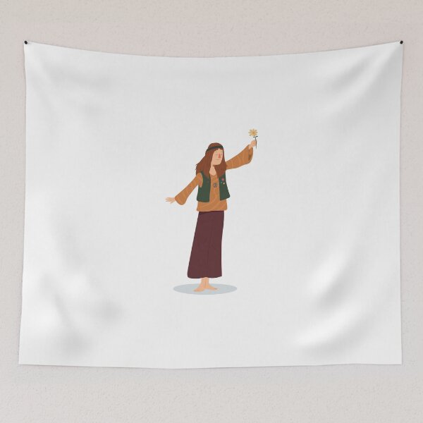 Item preview, Hippie woman design designed and sold by KleinJenny.