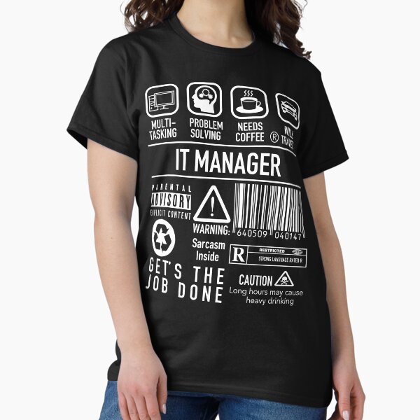 Item preview, IT Manager Definition Funny Symbols T Shirt designed and sold by JukeLox.