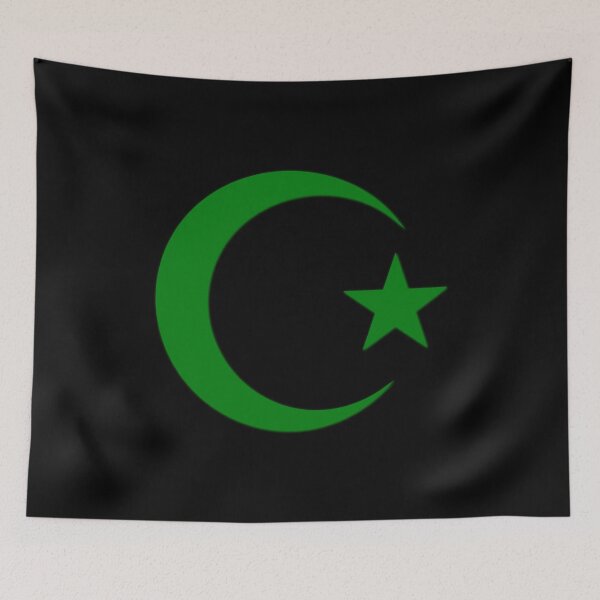Item preview, Monochrome Green Crescent with Star designed and sold by Dator.