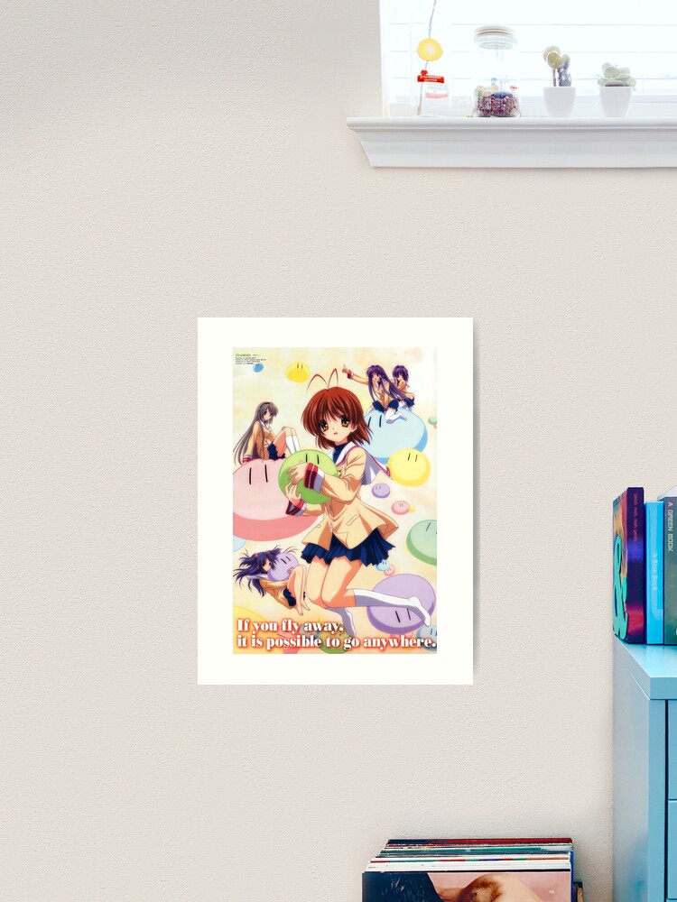 Clannad anime poster Nagisa Furukawa Art Print for Sale by wazzaah