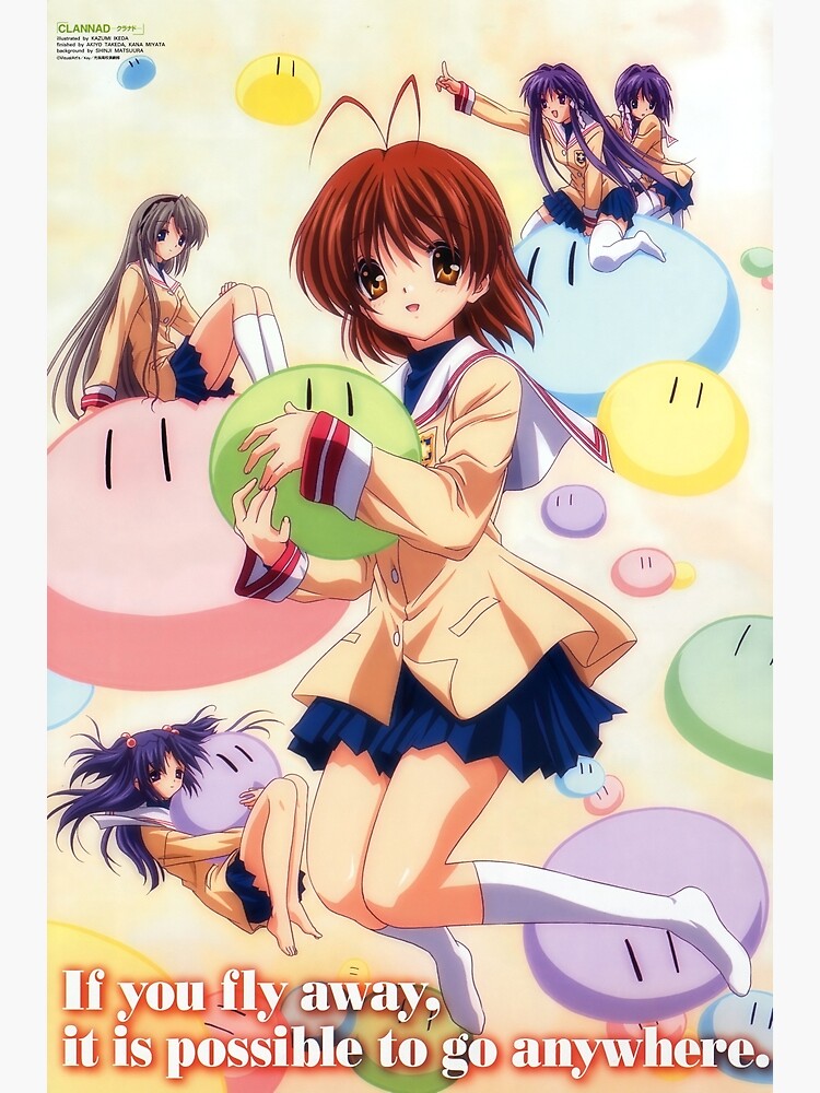 Clannad anime poster Nagisa Furukawa Poster for Sale by wazzaah