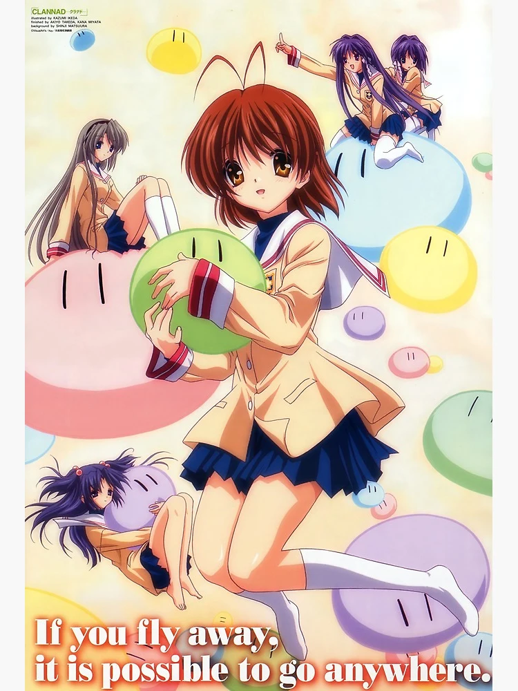 Clannad Anime Wall Scroll Poster Okazaki Ushio Furukawa Nagisa (24''35'')  Support Customized