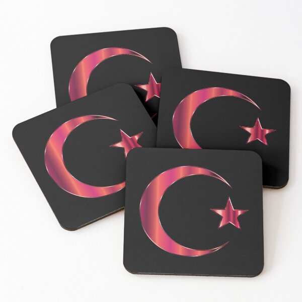 Item preview, Red Metallic Crescent with Star designed and sold by Dator.