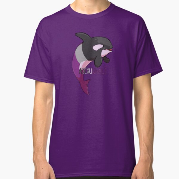 Asexuwhale - with text Classic T-Shirt