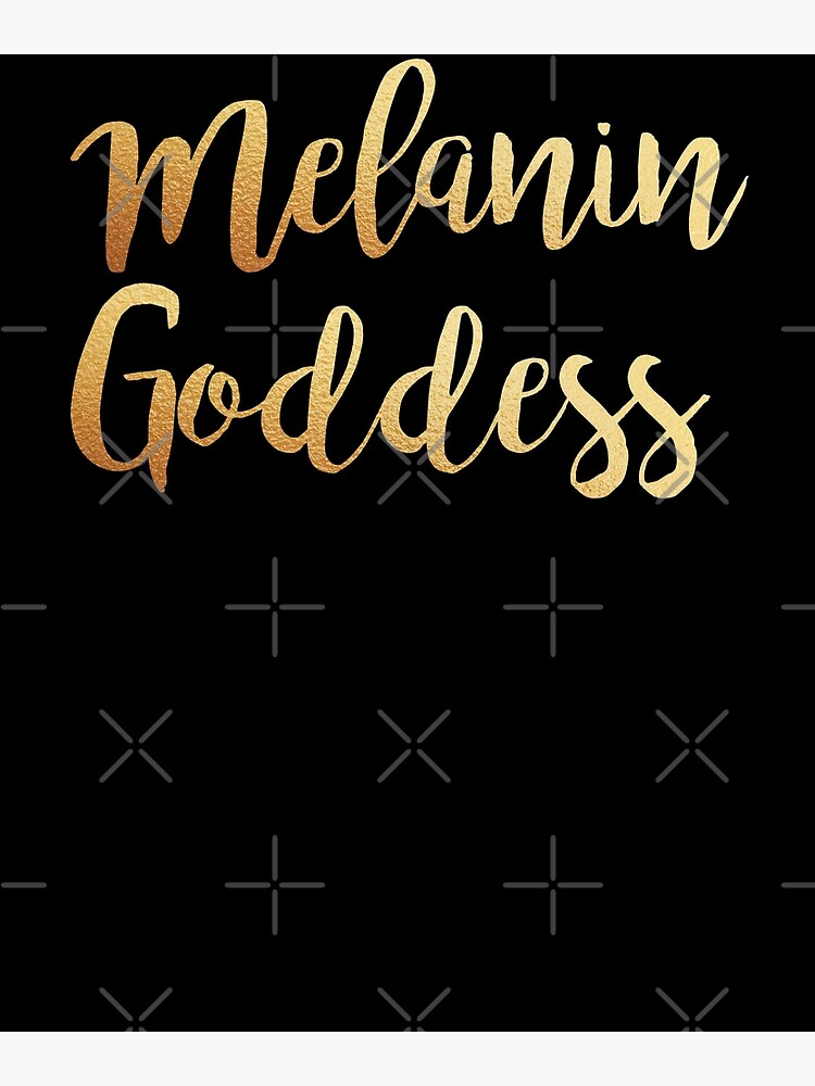 Melanin Goddess African T-Shirt Black Queen Excellence Tee