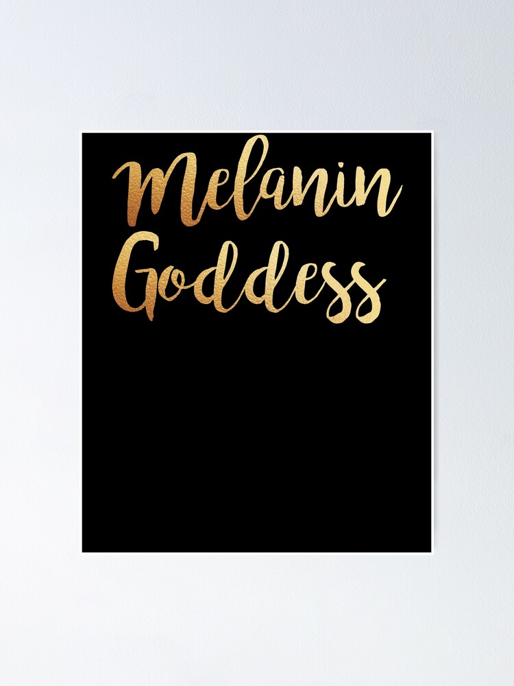 Melanin Goddess African T-Shirt Black Queen Excellence Tee