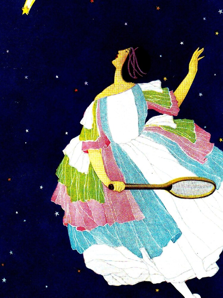 VOGUE : Vintage 1921 Tennis in the Stars Print by posterbobs