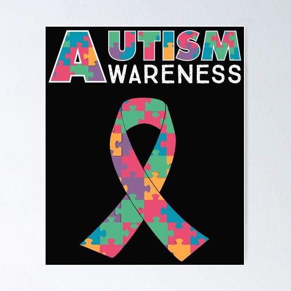 VITOME NBT Autism Awareness Wall Poster Respect Love Support