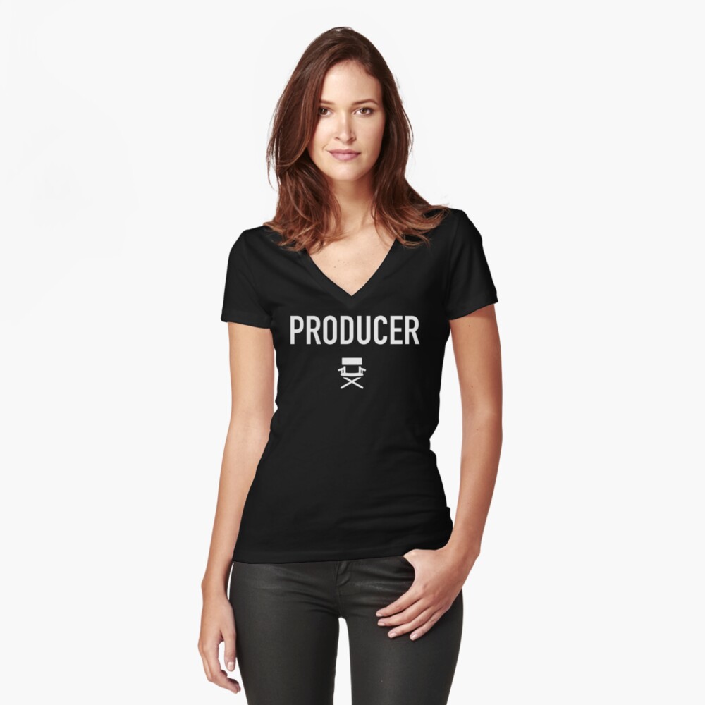 Item preview, Fitted V-Neck T-Shirt designed and sold by DrVx.