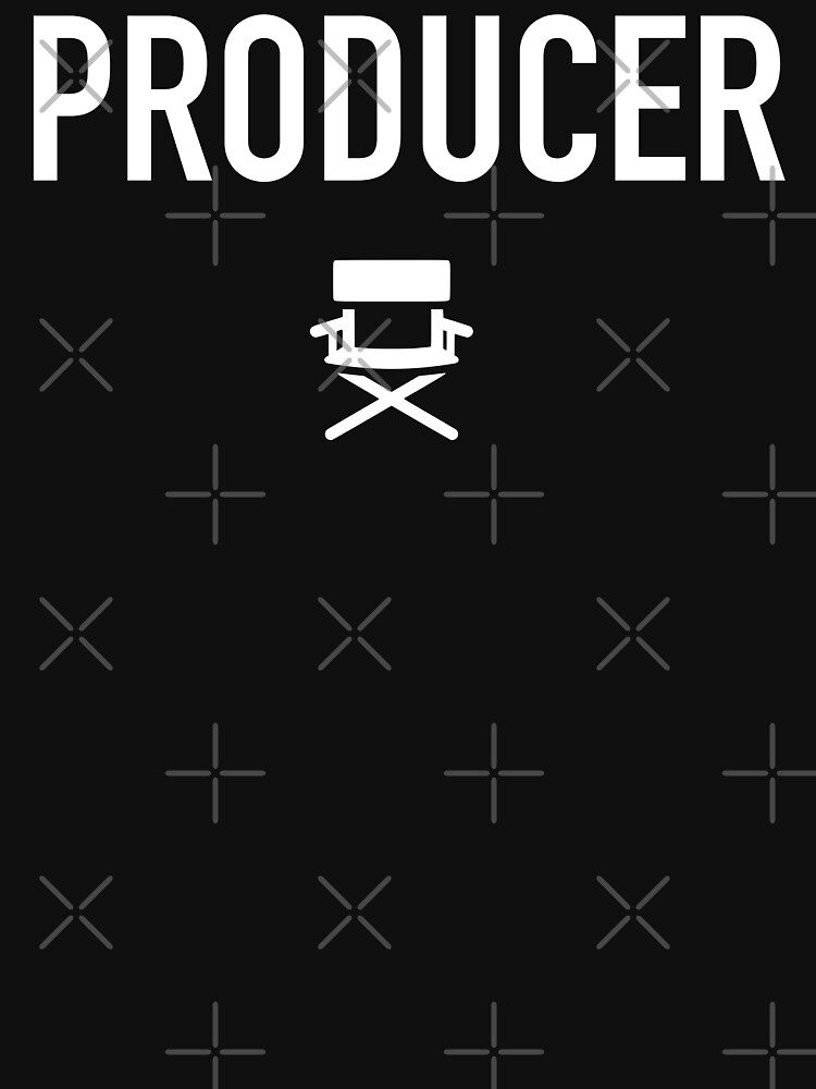 Thumbnail 7 of 7, Classic T-Shirt, Producer - Film Crew Chair For Cinema Movie Lovers / Film Buffs designed and sold by DrVx.