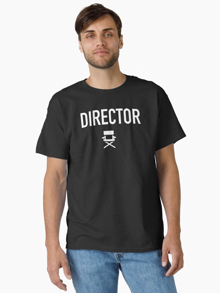Thumbnail 2 of 7, Classic T-Shirt, Director - Film Crew Chair Shirt For Cinema Movie Lovers / Film Buffs designed and sold by DrVx.