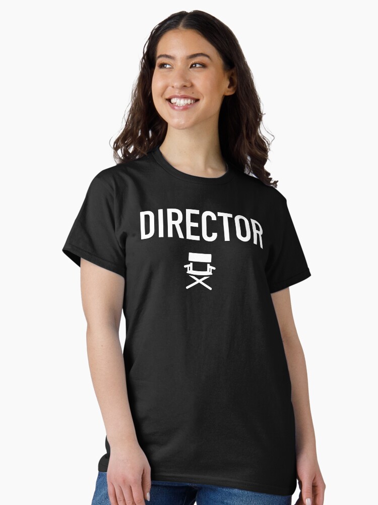 Thumbnail 1 of 7, Classic T-Shirt, Director - Film Crew Chair Shirt For Cinema Movie Lovers / Film Buffs designed and sold by DrVx.