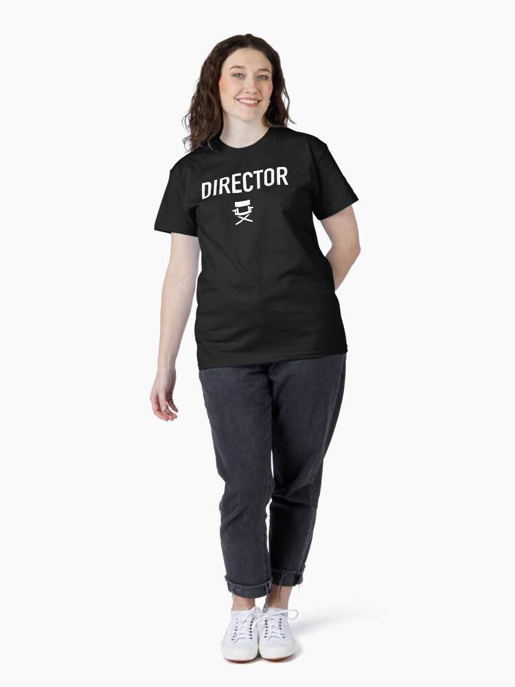 Thumbnail 4 of 7, Classic T-Shirt, Director - Film Crew Chair Shirt For Cinema Movie Lovers / Film Buffs designed and sold by DrVx.