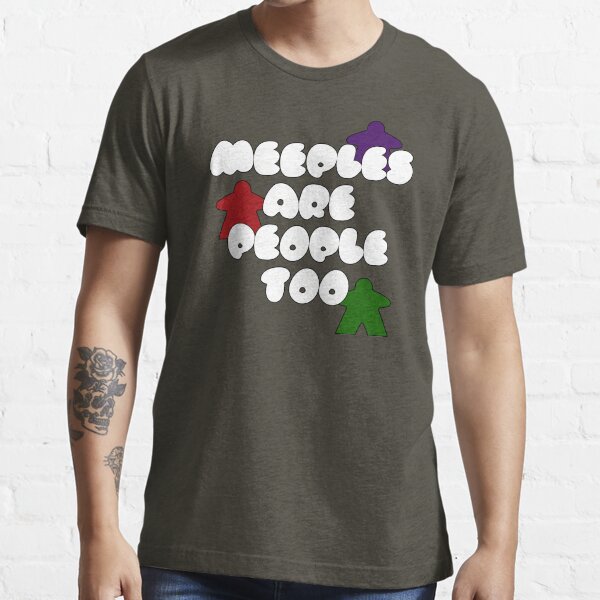 Item preview, Meeples are people too! designed and sold by BasiliskOnline.
