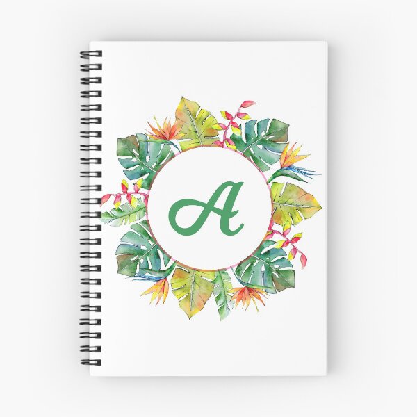 Item preview, Tropical Leaves Monogram A designed and sold by MysticMagpie.