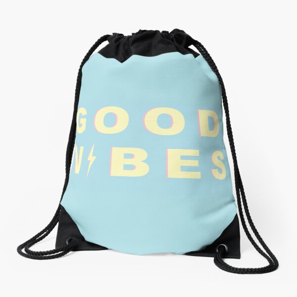 Good Vibes Drawstring Bag