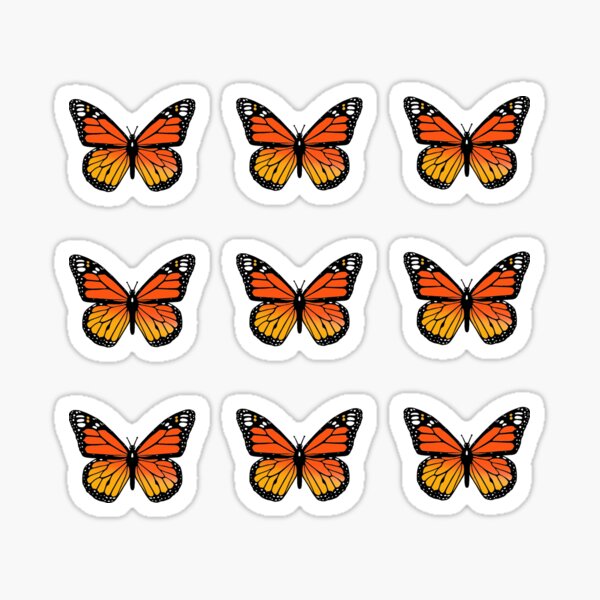 butterfly aesthetic stickers redbubble