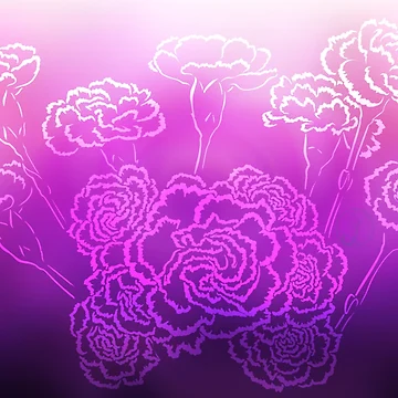 Artwork thumbnail, Carnations Pattern by Juditangelo