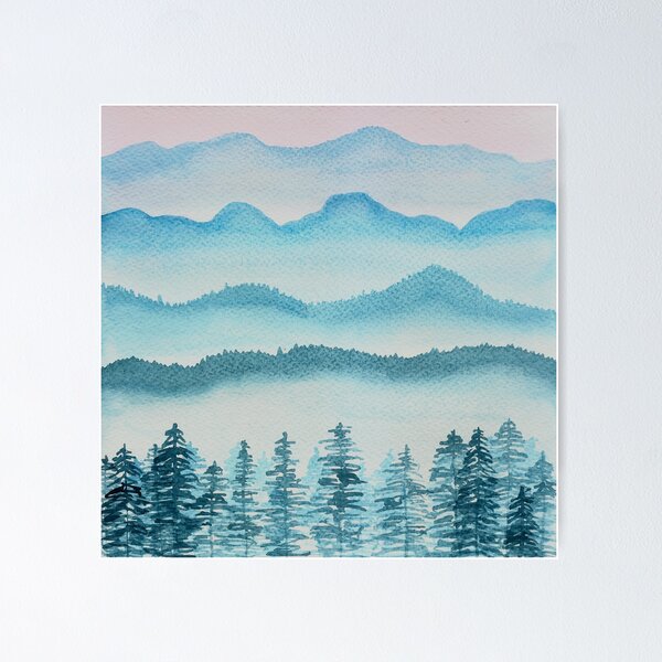 Item preview, Blue mountains designed and sold by silviagb.