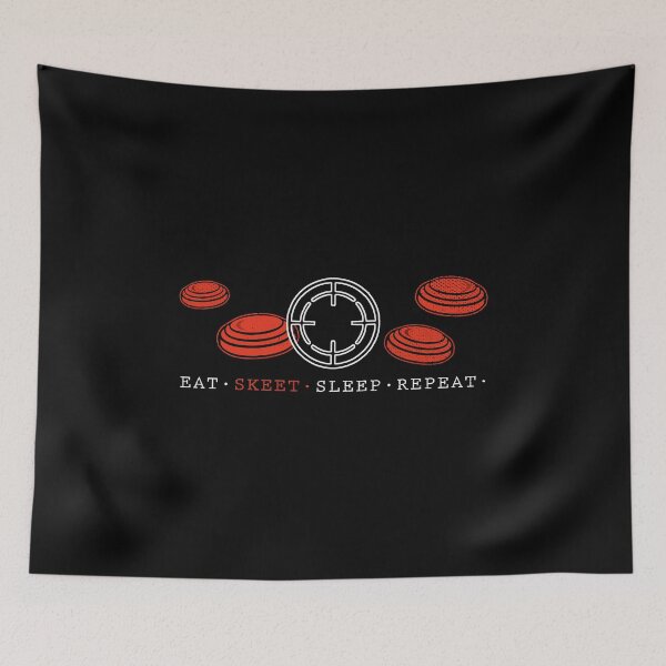 Item preview, Eat Skeet Sleep Repeat Clay Pigeon Trap Shooting Design designed and sold by KoolMoDee.
