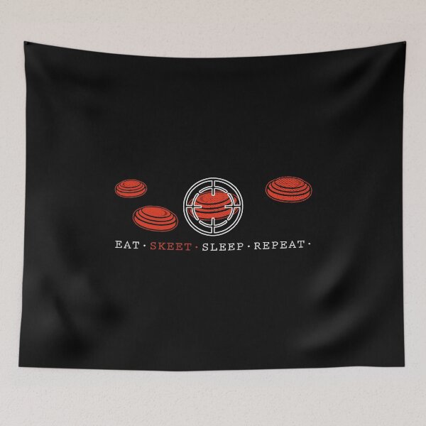 Item preview, Eat Skeet Sleep Repeat Clay Pigeon Trap Shooting Design designed and sold by KoolMoDee.