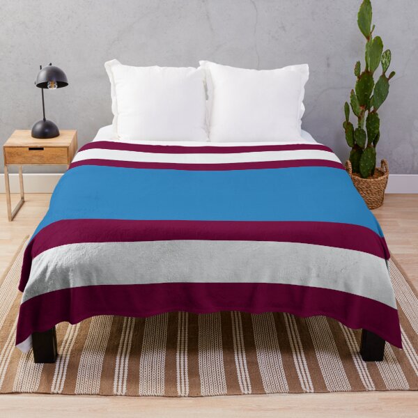 Item preview, Burnley Varsity Retro Claret, Blue & White Hoops designed and sold by Sporting Colour.