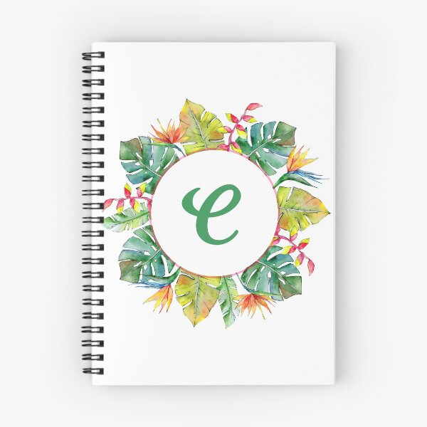 Item preview, Tropical Leaves Monogram C designed and sold by MysticMagpie.