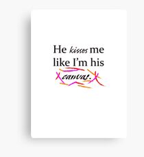 Like His Canvas Canvas Print