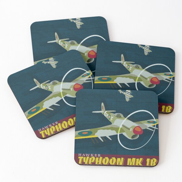 Item preview, Vintage Airplane RAF Hawker Typhoon by Dennis Weber of ShreddyStudio designed and sold by Dennis Weber.