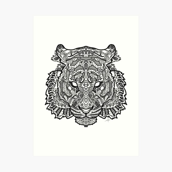 Norse Tiger Art Print